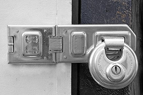 أباس قفل بمفصلة مخفية من نوع Abus 110/195 C، طوله 7-3/4 بوصة، فضي اللون - Image 3